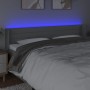 Hellgraues Stoffkopfteil mit LED 163x16x78/88 cm von , Kopf- und Fußteile - Ref: Foro24-3123382, Preis: 76,80 €, Rabatt: %