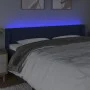 Kopfteil aus blauem Stoff mit LED 163x16x78/88 cm von , Kopf- und Fußteile - Ref: Foro24-3123486, Preis: 74,40 €, Rabatt: %