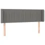 Cabecero con LED de tela gris oscuro 147x16x78/88 cm de , Cabeceros y pies de cama - Ref: Foro24-3123473, Precio: 79,44 €, De...