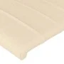 Cream fabric headboard with LED 163x16x118/128 cm by , Headboards and footboards - Ref: Foro24-3124297, Price: 129,75 €, Disc...