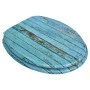 Toilet seat with MDF lid, old wood design. by vidaXL, Toilet and bidet seats - Ref: Foro24-141479, Price: 40,72 €, Discount: %