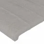 Light gray fabric bed frame with headboard 100x200 cm by , Beds and slatted bases - Ref: Foro24-3125195, Price: 135,30 €, Dis...