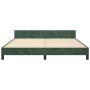 Dunkelgrüner Samtbettrahmen mit Kopfteil 160x200 cm von , Betten und Lattenroste - Ref: Foro24-3125827, Preis: 280,10 €, Raba...