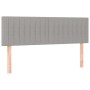 Cama box spring con colchón tela gris claro 140x200 cm de , Camas y somieres - Ref: Foro24-3126405, Precio: 424,37 €