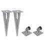 Metal fence with galvanized steel posts stakes 25x1.25 m by vidaXL, fence panels - Ref: Foro24-141508, Price: 323,40 €, Disco...