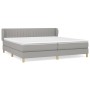 Boxspringbett mit hellgrauer Stoffmatratze 200x200 cm von , Betten und Lattenroste - Ref: Foro24-3126989, Preis: 581,30 €, Ra...