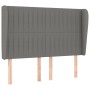 Box spring bed with dark gray fabric mattress 140x200 cm by , Beds and slatted bases - Ref: Foro24-3128126, Price: 515,06 €, ...