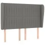 Box spring bed with dark gray fabric mattress 140x200 cm by , Beds and slatted bases - Ref: Foro24-3128126, Price: 502,39 €, ...