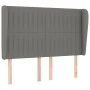 Box spring bed with dark gray fabric mattress 140x190 cm by , Beds and slatted bases - Ref: Foro24-3128118, Price: 557,30 €, ...