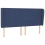 Cama box spring con colchón tela azul 160x200 cm de , Camas y somieres - Ref: Foro24-3128139, Precio: 561,51 €, Descuento: %