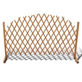Solid wood lattice fence 180x100 cm by vidaXL, fence panels - Ref: Foro24-41296, Price: 37,38 €, Discount: %