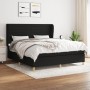 Box spring bed with black fabric mattress 160x200 cm by , Beds and slatted bases - Ref: Foro24-3128615, Price: 652,73 €, Disc...