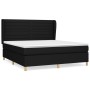 Box spring bed with black fabric mattress 160x200 cm by , Beds and slatted bases - Ref: Foro24-3128615, Price: 652,73 €, Disc...