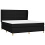 Box spring bed with black fabric mattress 160x200 cm by , Beds and slatted bases - Ref: Foro24-3128615, Price: 652,73 €, Disc...