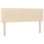Box spring bed with cream fabric mattress 140x200 cm by , Beds and slatted bases - Ref: Foro24-3129878, Price: 453,88 €, Disc...