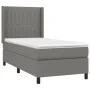 Box spring bed with dark gray fabric mattress 80x200 cm by , Beds and slatted bases - Ref: Foro24-3131546, Price: 359,25 €, D...