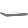 Box spring bed with dark gray fabric mattress 160x200 cm by , Beds and slatted bases - Ref: Foro24-3132082, Price: 549,09 €, ...