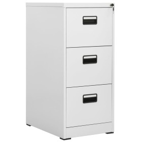 Light gray steel filing cabinet 46x62x102.5 cm by vidaXL, Filing cabinets - Ref: Foro24-20123, Price: 181,04 €, Discount: %