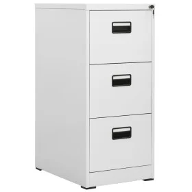 Light gray steel filing cabinet 46x62x102.5 cm by vidaXL, Filing cabinets - Ref: Foro24-20123, Price: 178,26 €, Discount: %