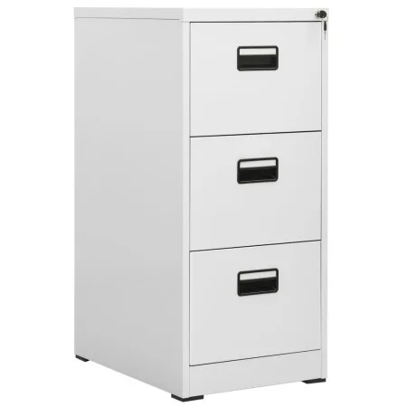 Light gray steel filing cabinet 46x62x102.5 cm by vidaXL, Filing cabinets - Ref: Foro24-20123, Price: 178,26 €, Discount: %