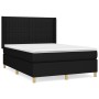 Boxspringbett mit schwarzer Stoffmatratze 140x190 cm von , Betten und Lattenroste - Ref: Foro24-3132147, Preis: 472,15 €, Rab...