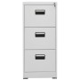 Hellgrauer Aktenschrank aus Stahl, 46 x 62 x 102,5 cm von vidaXL, Aktenschränke - Ref: Foro24-20123, Preis: 180,86 €, Rabatt: %