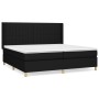 Box spring bed with black fabric mattress 200x200 cm by , Beds and slatted bases - Ref: Foro24-3132179, Price: 689,46 €, Disc...