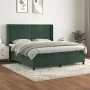Boxspringbett mit dunkelgrüner Samtmatratze 160x200 cm von , Betten und Lattenroste - Ref: Foro24-3132750, Preis: 594,15 €, R...