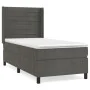 Box spring bed with dark gray velvet mattress 80x200 cm by , Beds and slatted bases - Ref: Foro24-3132706, Price: 326,32 €, D...