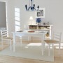 Esszimmerstühle 2 Stück Massivholz Gummi weiß Samt von vidaXL, Essstühle - Ref: Foro24-242030, Preis: 76,63 €, Rabatt: %