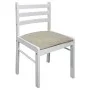Esszimmerstühle 2 Stück Massivholz Gummi weiß Samt von vidaXL, Essstühle - Ref: Foro24-242030, Preis: 75,81 €, Rabatt: %