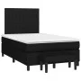 Box spring bed with black fabric mattress 120x200 cm by , Beds and slatted bases - Ref: Foro24-3136743, Price: 465,28 €, Disc...