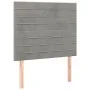 Box spring bed with light gray velvet mattress 80x200 cm by , Beds and slatted bases - Ref: Foro24-3137869, Price: 334,53 €, ...