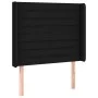 Box spring bed mattress and LED lights black fabric 80x200 cm by , Beds and slatted bases - Ref: Foro24-3138911, Price: 336,5...