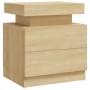 Nachttisch aus Sonoma-Eichen-Engineered-Holz 45x35x52 cm von vidaXL, Nachttische - Ref: Foro24-326852, Preis: 86,99 €, Rabatt: %