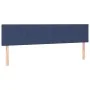Box spring bed with blue fabric mattress 160x200 cm by , Beds and slatted bases - Ref: Foro24-3140231, Price: 463,30 €, Disco...