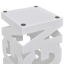Paragüero cuadrado blanco de acero, 48.5 cm, guarda bastones de vidaXL, Paragüeros - Ref: Foro24-242467, Precio: 30,99 €
