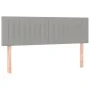 Box spring bed with light gray fabric mattress 140x190 cm by , Beds and slatted bases - Ref: Foro24-3140769, Price: 464,51 €,...