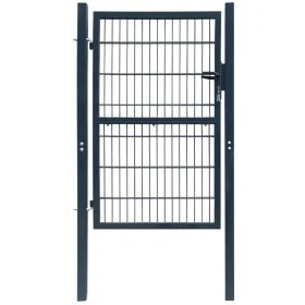 Individuelles 2D-Zauntor Anthrazitgrau 106x230 cm von vidaXL, Gartentore - Ref: Foro24-141745, Preis: 209,45 €, Rabatt: %