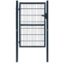 Individuelles 2D-Zauntor Anthrazitgrau 106x230 cm von vidaXL, Gartentore - Ref: Foro24-141745, Preis: 217,78 €, Rabatt: %