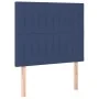 Box spring bed mattress and LED lights blue fabric 80x200 cm by , Beds and slatted bases - Ref: Foro24-3135555, Price: 330,09...