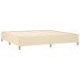 Boxspringbett mit cremefarbener Stoffmatratze 200x200 cm von , Betten und Lattenroste - Ref: Foro24-3142526, Preis: 623,88 €,...