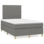 Box spring bed with dark gray fabric mattress 120x200 cm by , Beds and slatted bases - Ref: Foro24-3142482, Price: 386,93 €, ...