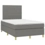 Box spring bed with dark gray fabric mattress 120x200 cm by , Beds and slatted bases - Ref: Foro24-3142482, Price: 386,93 €, ...