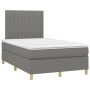 Cama box spring con colchón tela gris oscuro 120x200 cm de , Camas y somieres - Ref: Foro24-3142482, Precio: 385,52 €, Descue...