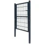Cancel individual 2D anthracite grey fence panel 106x190 cm by vidaXL, garden gates - Ref: Foro24-141743, Price: 207,64 €, Di...