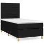 Box spring bed with black fabric mattress 80x200 cm by , Beds and slatted bases - Ref: Foro24-3142371, Price: 307,97 €, Disco...