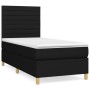 Boxspringbett mit schwarzer Stoffmatratze 80x200 cm von , Betten und Lattenroste - Ref: Foro24-3142371, Preis: 323,43 €, Raba...