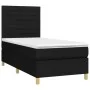 Box spring bed with black fabric mattress 80x200 cm by , Beds and slatted bases - Ref: Foro24-3142371, Price: 307,97 €, Disco...