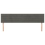 Kopfteile 2 Einheiten aus dunkelgrauem Samt 80x5x78/88 cm von , Kopf- und Fußteile - Ref: Foro24-346167, Preis: 59,17 €, Raba...